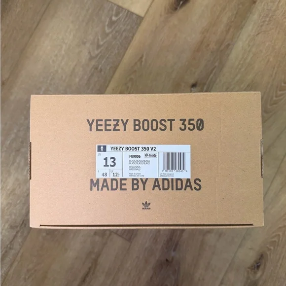 Yeezy Boost 350 V2 “Triple Black” – Men’s Size 13 – Excellent Condition + Box - Picture 8 of 8